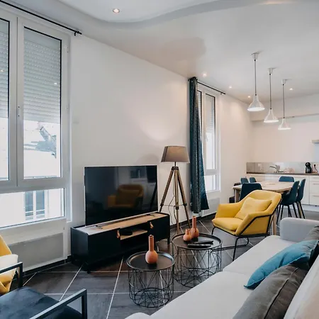 招待所 Coeur De #b2 - Centre Ville, Wifi & Netflix - Proche Transports - Privee Dans Partage 绍莱