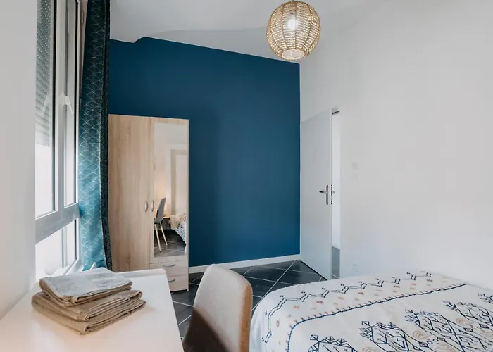 Maison d'hôtes Coeur De #b2 - Centre Ville, Wifi&netflix - Proche Transports - Privee Dans Partagé *